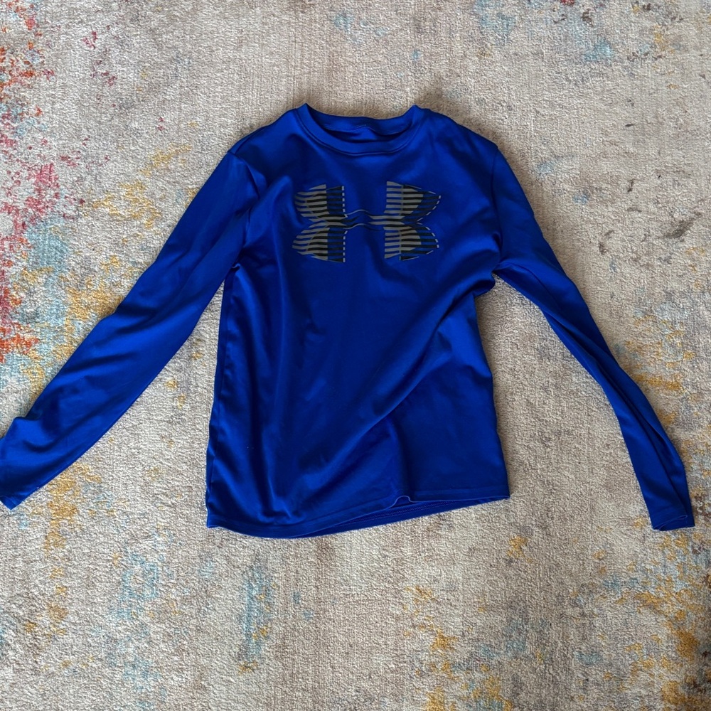 Under Armour Bright Blue Long Sleeve Performance Top